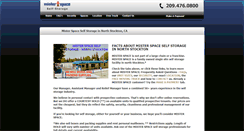 Desktop Screenshot of misterspaceselfstorage.com